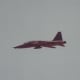 A T-38 in flight over Andrews AFB, MD, during its Joint Service Open House.