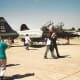 USAF T-38 of the Aggressor squadron, Andrews AFB, May 1985.