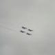 USAF Thunderbirds in T-38s, Randolph AFB, TX, May 1980.