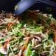 Veggie filling: add mushrooms, Chinese cabbage and brocolli instead of the pork mince