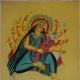 Ganesha in the lap of Parvati
