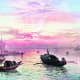 Sunrise on the Sea. Painting by S. G. Thakur Singh. 1929