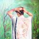 After the Bath. Painting by S. G. Thakur Singh, 1924 Collection, the Maharaja of Patiala