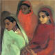 Group of Three Girls, 1935