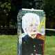 Mini Mural features Ann Richards by artist Tra Slaughter