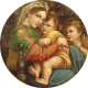 Vintage Christmas images: Baby Jesus, Mary and angel