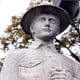 Closeup photo of the Soldier's and Sailor's Monument