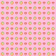Baby scrapbook paper: pink with flowers and hearts -- small size