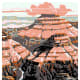 Gran Canyon National Park vintage travel poster