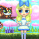 "Alice and the Cheshire Cat" by Blonde Blythe (2008)