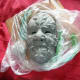 The mask is now well underway with its oak leaf motif.