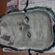 Once both side tapes are added, the inside is reinforced and padded with more paper layers. If at this point the mask has loose areas, they can be built up too.