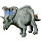 This is what the Kosmoceratops most likely looked like.