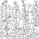 Kids Flower Gardens Coloring Pages Free Colouring Pictures to Print