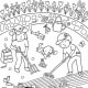 Kids Flower Gardens Colouring Pages Free Coloring Pictures to Print