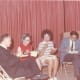 Since I have no other pictures at this time of Stephen Jung, one of our pastors who was also an early elder of the church, I'm using this picture. He is at the left end of the picture, which was taken at one of our numerous dinners after church.