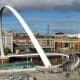 The Millenium Bridge comes down and pedestrians start walking across the Tyne, two communities reconnected.