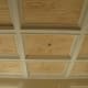 coffered wood ceiling
