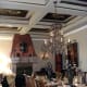 coffered wood ceiling