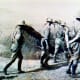 After the declaration of martial law colonial troops burnt and destroyed the huts and crops of suspected rebels.