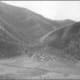 Mome Gorge, August 1985, showing the entrance to the gorge and the site of the rebels' camp. (Photo: By courtesy, Ken Gillings).