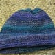I used Lion Brand Yarn Tweed Stripes in Caribbean for this cool hat.
