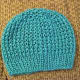 I used Caron Simply Soft Yarn in Blue mint to make this pretty pattern.