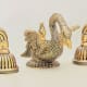 bathroom jewelry in elaborate fixtures of artful swan