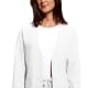 3-pocket cardigan medical scrub jacket