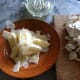 Sliced Parmesan, Champignon and lemon juice