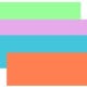 Mint, pink, turquoise and coral