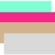Aquamarine, hot pink, tan and grey