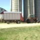 Tractor Pulling a Corn Silage Wagon