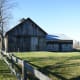 The stonework on the small extension of this barn is adds to its simple beauty.