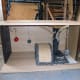 Cat activity centre cubbyhole complete and ready for bolting to base of cat tree