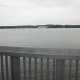 View of Lake Wylie. Kingfisher Trail at McDowell Nature Preserve, Charlotte, NC.