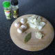 Vegetables and herbs for coq au vin soup