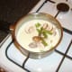 Asparagus and chestnuts are added to creamed vegetables