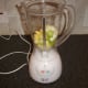 Potato, celery and onion added to food processor