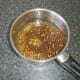 Lentils, chillies and garlic are added to chicken stock