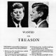 Handbill circulated on November 21, 1963, one day before the assassination of John F. Kennedy.