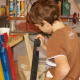 Of course, before bidding they were permitted to inspect the wares.
