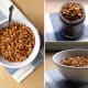 3. Cinnamon- Ginger Stovetop Granola With Mashed Banana