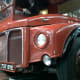 Close up of front of a Routemaster Bus