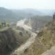 View of river and rampart from top of Kangra Fort