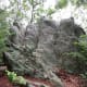 Amazing large rocks along the Rocktop Trail at Crowders Mountain State Park.