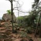 Amazing large rocks along the Rocktop Trail at Crowders Mountain State Park.