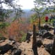 Yep, that there is a drop off cliff where a person can die. Many people have died at Crowders Mountain due to not paying attention around the sheer drops as shown here. Nobody got hurt in this picture.