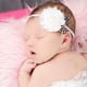 Flower and feathers headband