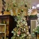 Christmas trees and ornaments for sale at Cornelius Nursery
